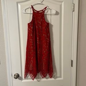 Red Lace Dress
